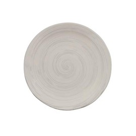 Tableware East Serving Plate, 6.3 inches (16 cm), Swirl Brush, Cream Kt-020