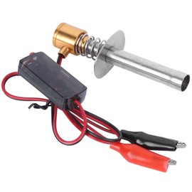Electric Glow Plug Starter Set, for HSP 94122 / 94188 RC Car, Metal RC Model, Petrol Car, Automatic Ignition Starter, Gold