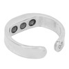 Prevent Snoring Ring Breath Aid Reusable Titanium Steel Adjustable Acupressure