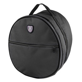 Harrison Howard Motorcycle Helmet Bag - Black - Waterproof - 600D Outer Shell - 340 Degree Zip - 2 Compartments - Top Handle - Sporty - One Size - Black