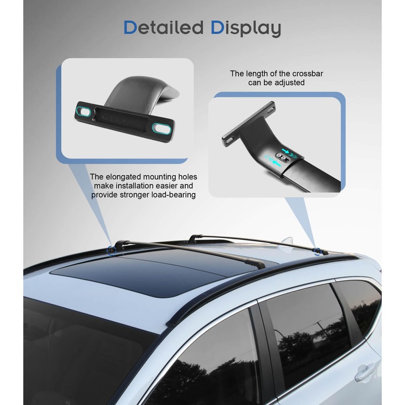 SNIXWOO Enhanced 220LBS Roof Racks Fit for 2024 2025 2026