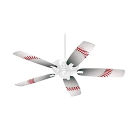 Baseball - Ceiling Fan Skin Kit fits most 42 inch fans (FAN and BLADES SOLD SEPARATELY)
