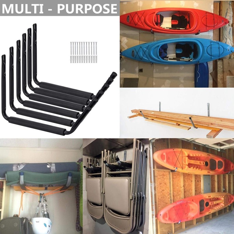 Yisunnan Garage Storage Jumbo Arm Hook Heavy Duty Wall Mount
