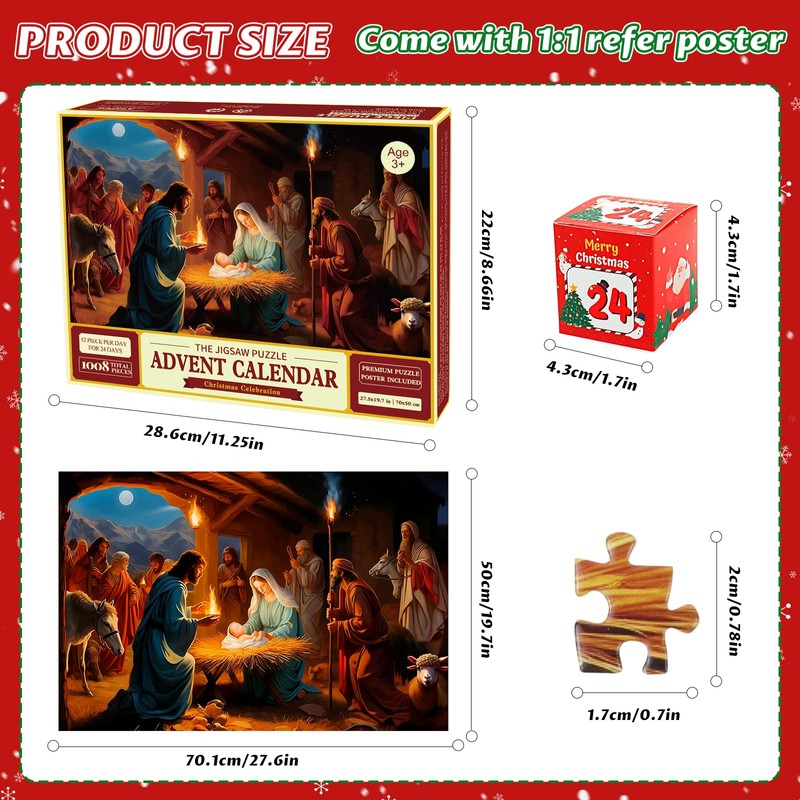 Puzzles-24 Boxes - 1008 Pieces