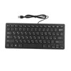 Keyboard 78 Key Mute Ultra Thin Wired Mini USB Interface