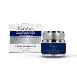 KareCo Crema Hidratante Facial Reparadora con Retinol | Regeneración Celular y Efecto Antienvejecimiento | Vitamina C y Niacinamida | Potencia Tu Ruti