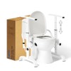 Loyoda Toilet Safety Rails for Seniors, 350 LBS Heavy Duty