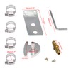 Universal Adjustable Fuel Pressure Regulator Kit with 0-140 PSI Gauge