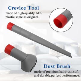 Brush Crevice Tool Dust Brush Attachments Replacement for Shark Navigator Vacuum Cleaner NV500 NV501 NV560 NV502, 3 Pack