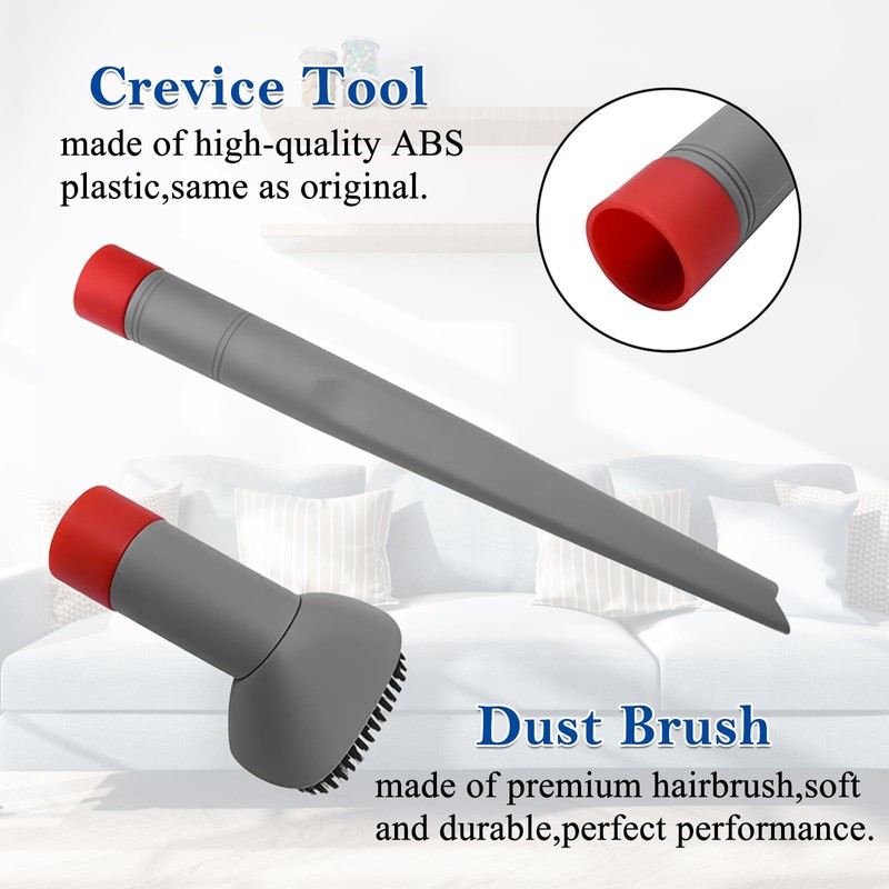 Brush Crevice Tool Dust Brush Attachments Replacement for Shark Navigator