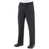 Chef Designs Men's Chef Pant, Black, 38W x 32L
