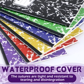 Mini Composition Notebook Composition Books Cute Marble Notebooks Journal Small Pocket Sized Notebooks Little Notebooks for Kids College School Office,3.4 x 4.7 inches (24 Pieces)