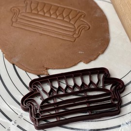 Friends Central Perk Sofa Cookie Cutter & Mold Produced by 3D Kitchen Art