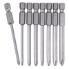 Bestgle 8Pcs 75mm 1/4 Inch Hex Shank Magnetic Long Phillips