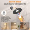 SCOPOW Rechargeable Light Bulbs with Remote Control Timer and 3