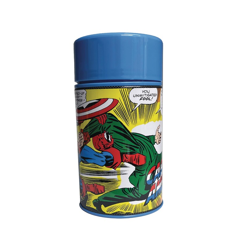 Tin Titans Captain America Classic Previews Exclusive Lunch Box with