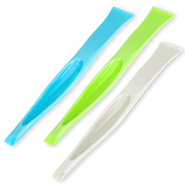 2 in 1 Plastic Scraper Tool,Multi-purpose No-Scratch Scraping Tools Small Scraper Cleaning Tool for Removing Oil Stains, Dirt, Paint, Sticker Remover(3 Pack)