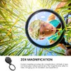 Pocket Magnifier 20X Rotating Foldable HD Mini Portable Reading Magnifier