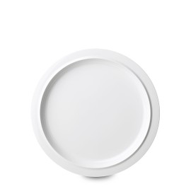 Rosti Mepal Dinner Plate Large Melamine Lightweight and Hard-Wearing White P250