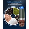 Sweet Alice Gravity Electric Pepper and Salt Grinder Set, Adjustable