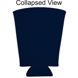 Blank Foam Pint Glass Coolie (4 Pack, Navy Blue) - Made in USA