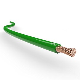 Auprotec Litze FLRy car electric wire, 0.75 mm², 1 mm², 1.5 mm², Length 5 m or 10 m, Green