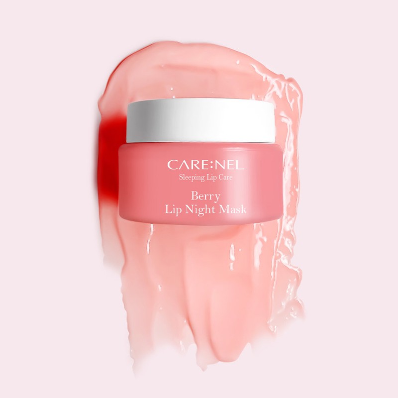 Carenelle Berry Lip Night Mask 23g Removes dead skin cells