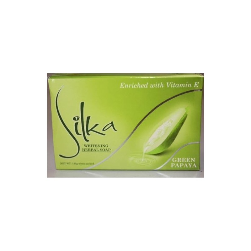 Silka Green Papaya & Herbal Soap 1 X 135G by