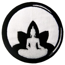 Zen Birth to Death Embroidered Badge Iron on or Sew on Patch