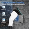 Anina EV Charger Holder for SAE J1772, Space Saving Downward