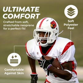 Unique Sports Football Chin Strap Pads (Pack of 2)
