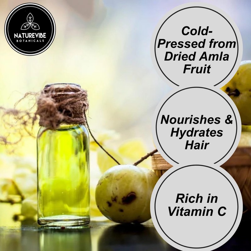 Naturevibe Botanicals Naturevibe Botanicals Amla Oil 32oz and Bhringraj Oil