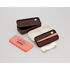 スケーター (skater) シンプル ランチボックス 600ml 2段 弁当箱 ファインスタイル ピンク SLBW6