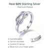 ChicSilver Knot Ring 925 Sterling Silver Rings Womens Promise Ring