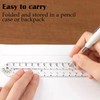 ZSRVAJ 4 Pcs Foldable Ruler, Ruler 30cm Folding, Folding Ruler,