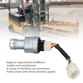 Ignition Switch Assembly for XILIN, EP, HELI, HANGCHA Forklift Ignition Switch with Wide Adaptability, Transmission