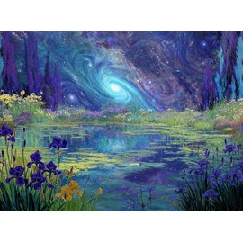 Cross & Glory - Milky Way Rising - 1000 Piece Jigsaw Puzzle for Adults | Surreal Cosmic Artwork Puzzle | Challenging Puzzle for Adults | Eco-Friendly Materials for Space Enthusiasts