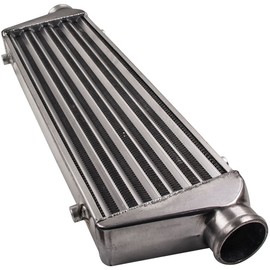 maXpeedingrods Universal Front Mount Intercooler 27.5" X 7" x 2.25" Tube & Fin 2.5" Inlet & Outlet Aluminum