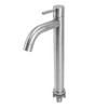 Single Cold Water Kitchen Faucet Stainless Steel Single Hole Bathroom