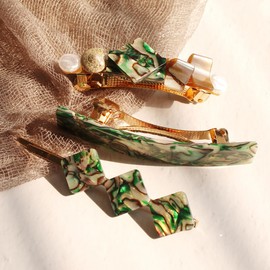 Baluue 1pc Vintage Hair Clip Elegant Rectangle Design for Women for Casual and Special Occasions Adds Touch of Sophistication to Any Hairstyle