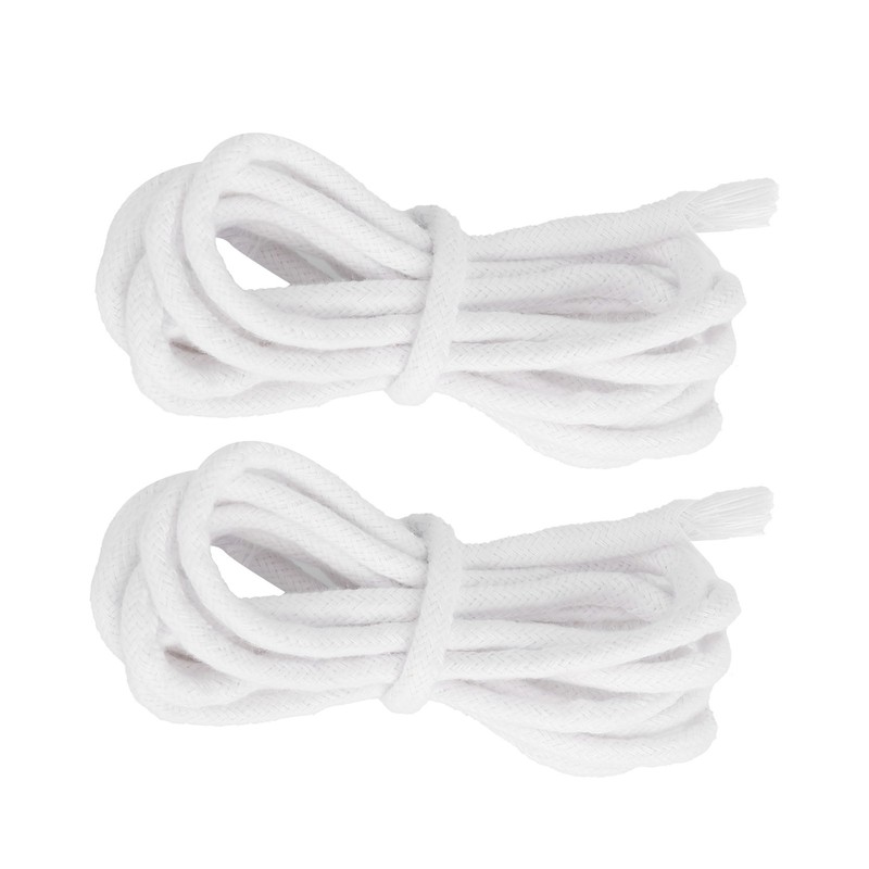 2pcs Candle Wicks Good Oil Absorbency Combustion Durable Braid Cotton