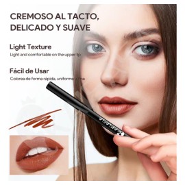 Kaisasa Lapiz Delineador Labios Impermeable Kit 12pcs