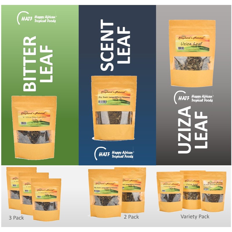 HATF’S SHEPHERD’S NATURAL Bitter Leaf (Dry) – Bold Bitter Flavor