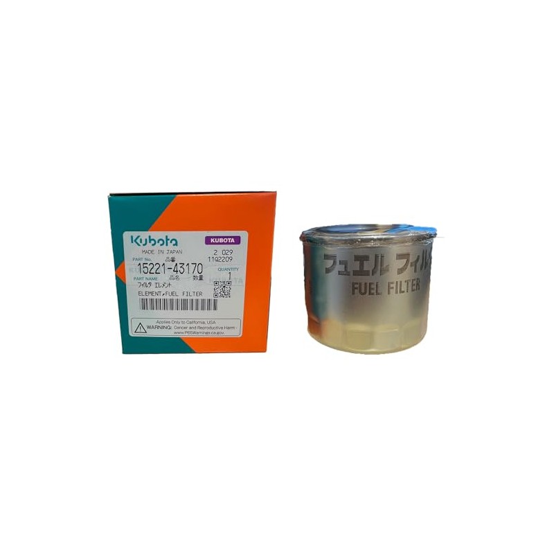 Kubota Engine of America Genuine OEM Fuel Filter 15221-43170