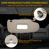 Dasbecan Gray Pair Car Sun Visor Compatible with Dodge Ram
