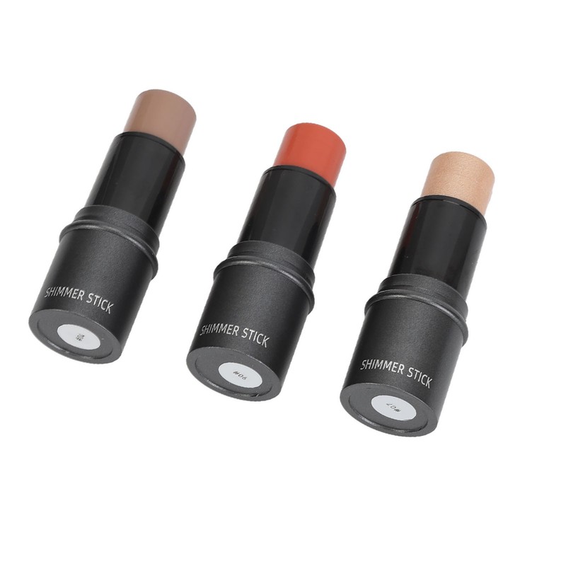 3pcs Highlight Blush Contour Stick Professional Cream Blush Stick for