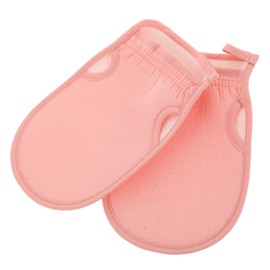 Healvian 2pcs Deep Exfoliating Glove Double-sided Body Scrubbing Mitt for Skin Care Gentle Skin for Shower and Bath Use for Both Men and Women