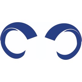 Rams Blue Full Size Football Helmet Decals