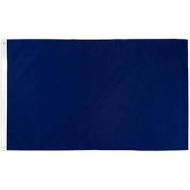 Navy Blue Solid Color Flag 3x5ft Poly - Mighty-Locked Stitching - Perfect for Indoor or Outdoor Flying!