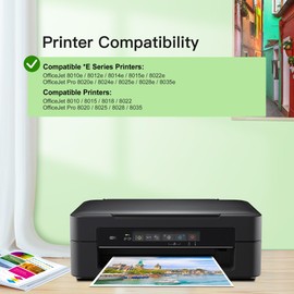 LINKMAY 910 Ink Replacement for HP Officejet 8015e Ink Cartridges 910XL Ink Cartridges for HP Printers Ink 910XL Black and Color Combo Pack Work for OfficeJet Pro 8025e 8028e 8015 Printers, 4 Pack